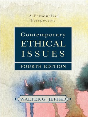 cover image of Contemporary Ethical Issues